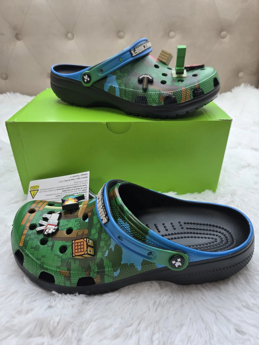 Crocs‎ Minecraft Classic Clog Men’s 12 NWT